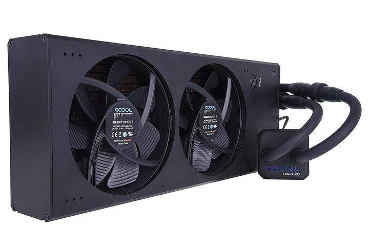Alphacool 11594 Eisbaer Extreme Liquid CPU Cooler 280 - Black Edition Wasserkühlung Sets und Systeme