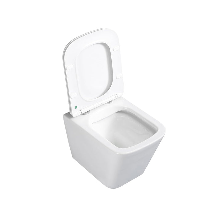 VEREG Wand-WC ALIKI SQUARE, inkl. Design-Sitz SlimLine Absenkautomatik und abnehmbar
