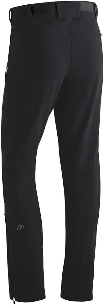 Maier Sports Herren Trekkinghose Naturno Slim, Schwarz