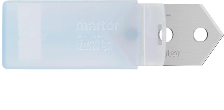 MARTOR 10x Spitzklinge 22,4 mm, 4-fach, Ersatzklingen, Bastelmesser