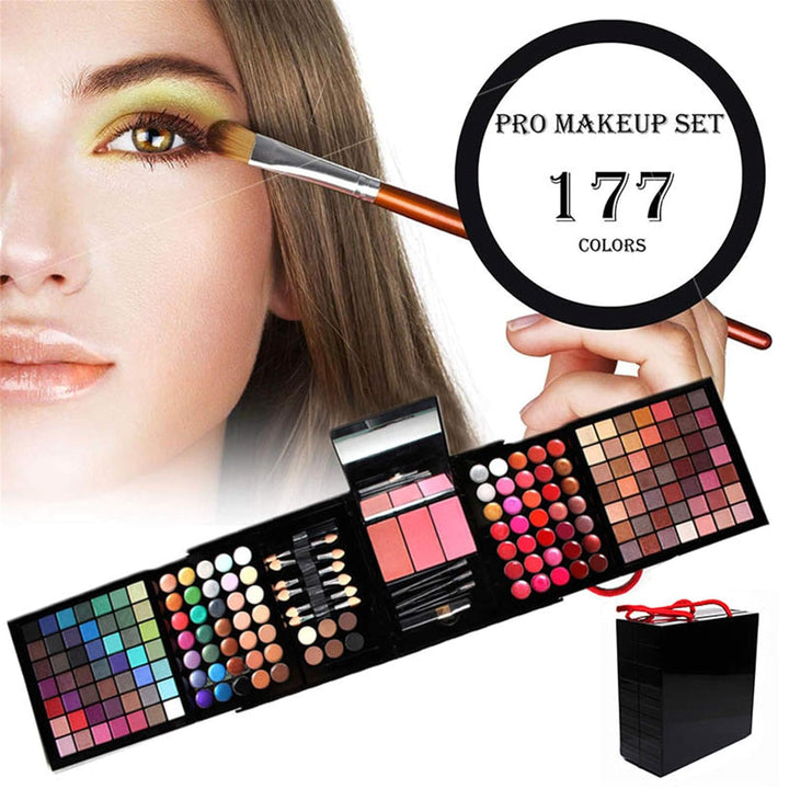 FantasyDay 177 Farben Multifunktions Exquisite Kosmetik Geschenkset Make-up Schmink Kit für Gesicht,