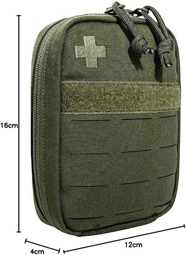 Tasmanian Tiger TT Tac Pouch Medic kompakte, Molle-kompatible Erste Hilfe IFAK Tasche mit Patch-Fläc