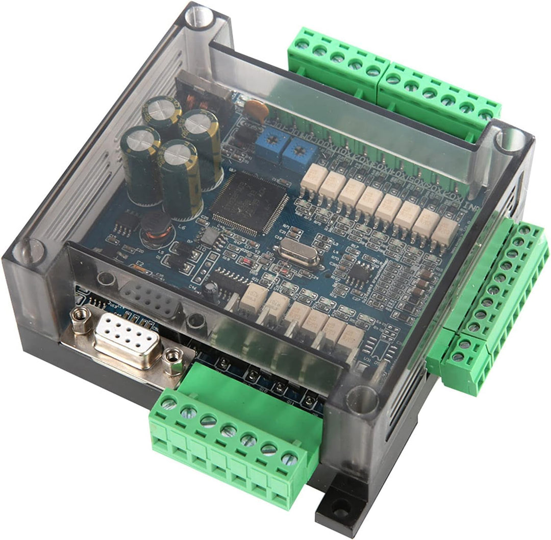 SPS-Industriesteuerplatine FX3U-14MT, speicherprogrammierbare 24-V-DC-SPS-Steuerung, Analog 6AD + 2D