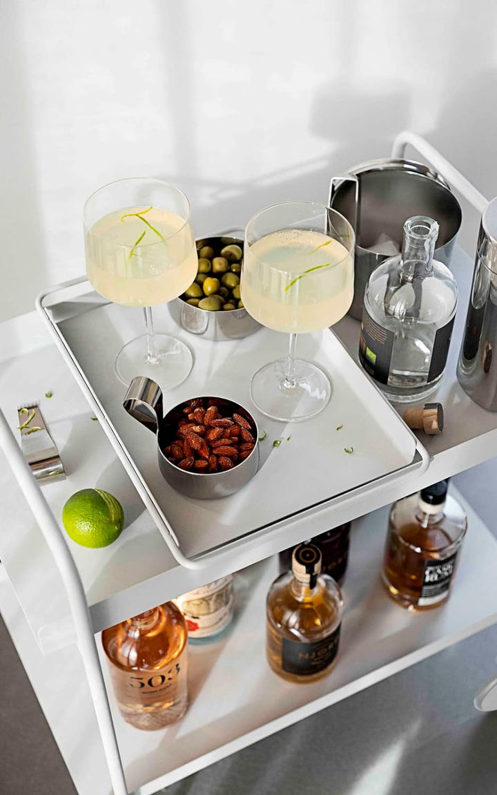 Zone Denmark A-Cocktail Trolley Barwagen, 60,6 x 40,5 x 66,4 cm, Soft Grey 60,6 x 40,5 x 66,4 cm Sof