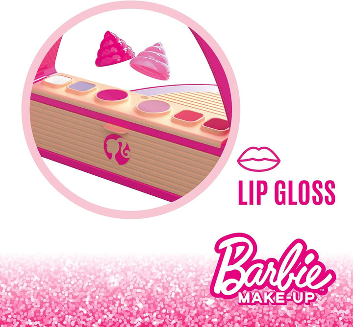 Mondo 40005 Barbie Gelateria, Eisdiele mit Kinderschminke, enthält Lipgloss, Lidschatten, Applikator
