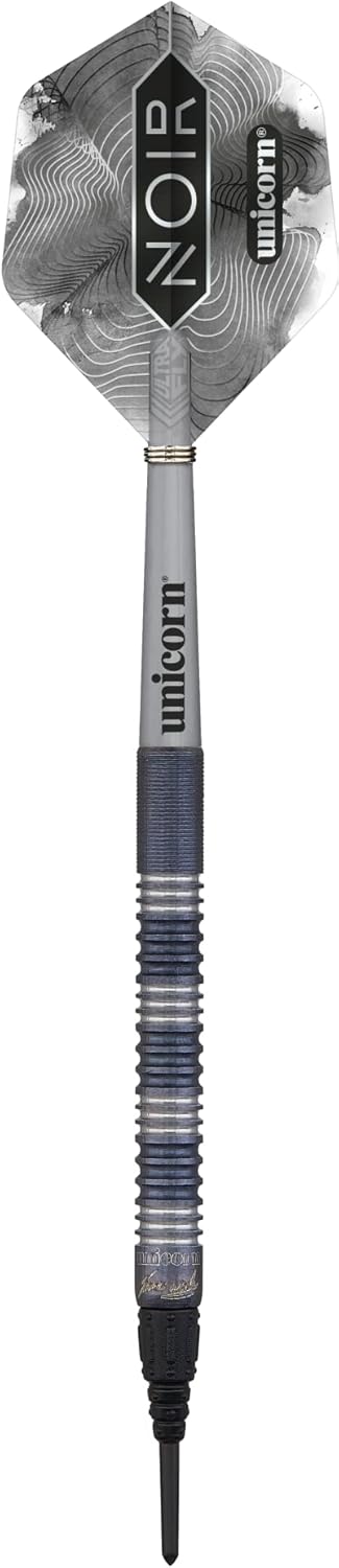 Unicorn Soft Darts Noir James Wade 90% Tungsten Softtip Darts Softdart Hochwertiger Tungsten Dart Da