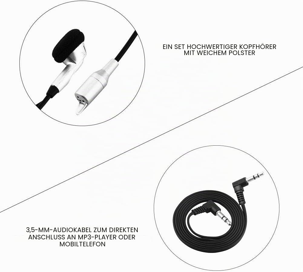 Keenso Motorradhelm Intercom Set, Gegensprechanlage Sprechanlage Helm-zu-Helm Kommunikationssystem