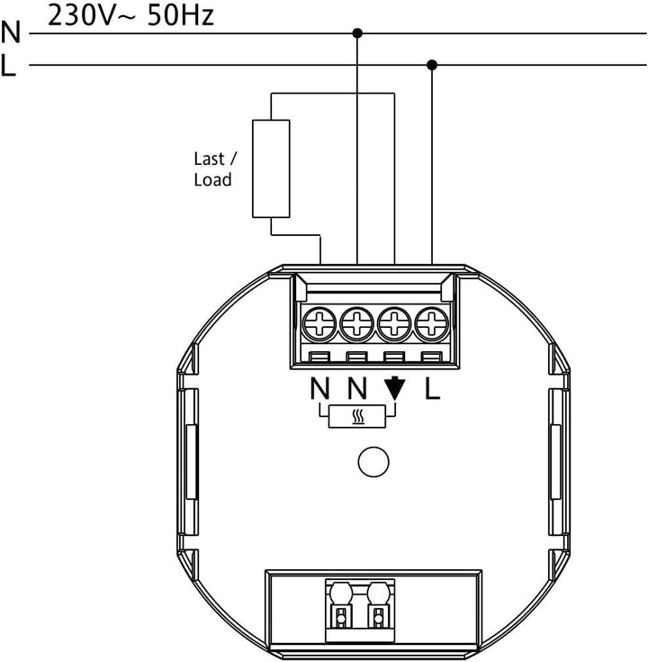 Ritzer Raumthermostat Digital für Busch-Jaeger Balance SI, Gira, Berker, Merten und Jung zur Regelun