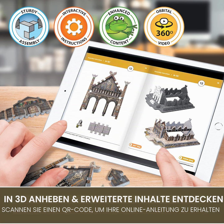 Wrebbit 3D W3D-1016 3D-Puzzle, bunt