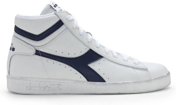 Diadora Unisex Game L High Waxed Hohe Sneaker, 36 EU Wei&amp;