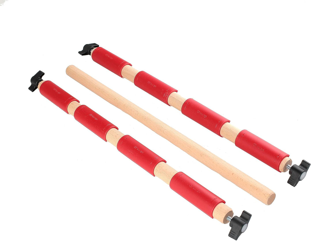 Nurge Verstellbarer Sticktischständer, Kreuzstichrahmen, Stickrahmenhalter, Handpoliertes Naturholz