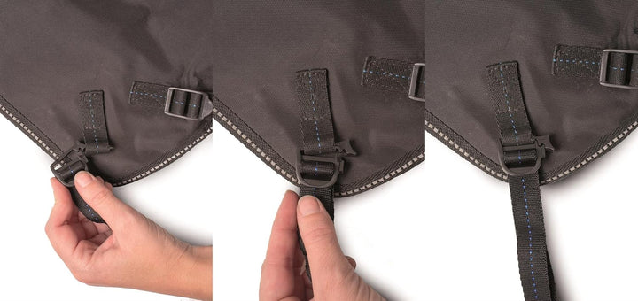 Tucano Urbano R078N TERMOSCUD- Legcover with Screws, Schwarz, Einzig Groesse