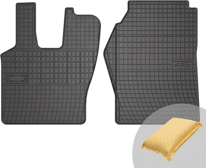 FROGUM EL Toro Gummimatten Ganzjähriges-Set von Autofussmatte Auto Fussmatten für Scania Rig ab 2004