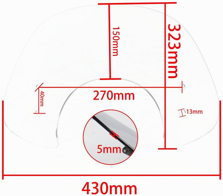 Scooter Windschutzscheibe Flyscreen Deflectors Visier für Vespa Primavera 50 125 150 Primavera 50 Pr