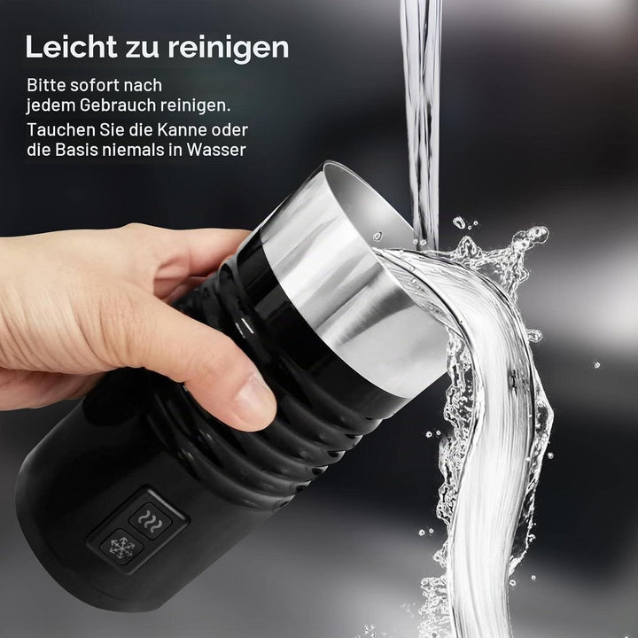 Milchaufschäumer Elektrisch 4 in 1 Milchschäumer für Heisser und Kalter Milchschaum Heisse Schokolad