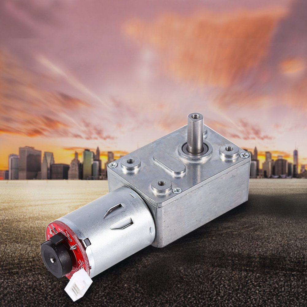 DC 12V Hochdrehmoment Turbine Schnecke Turbo Wurm Getriebemotor Geschwindigkeitsreduzierung Motor mi