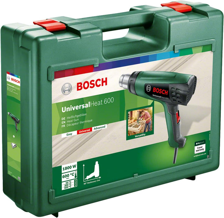 Bosch Heissluftgebläse UniversalHeat 600 (1.800 W, Temperatur: 50/300/600°C, im Koffer) UniversalHea