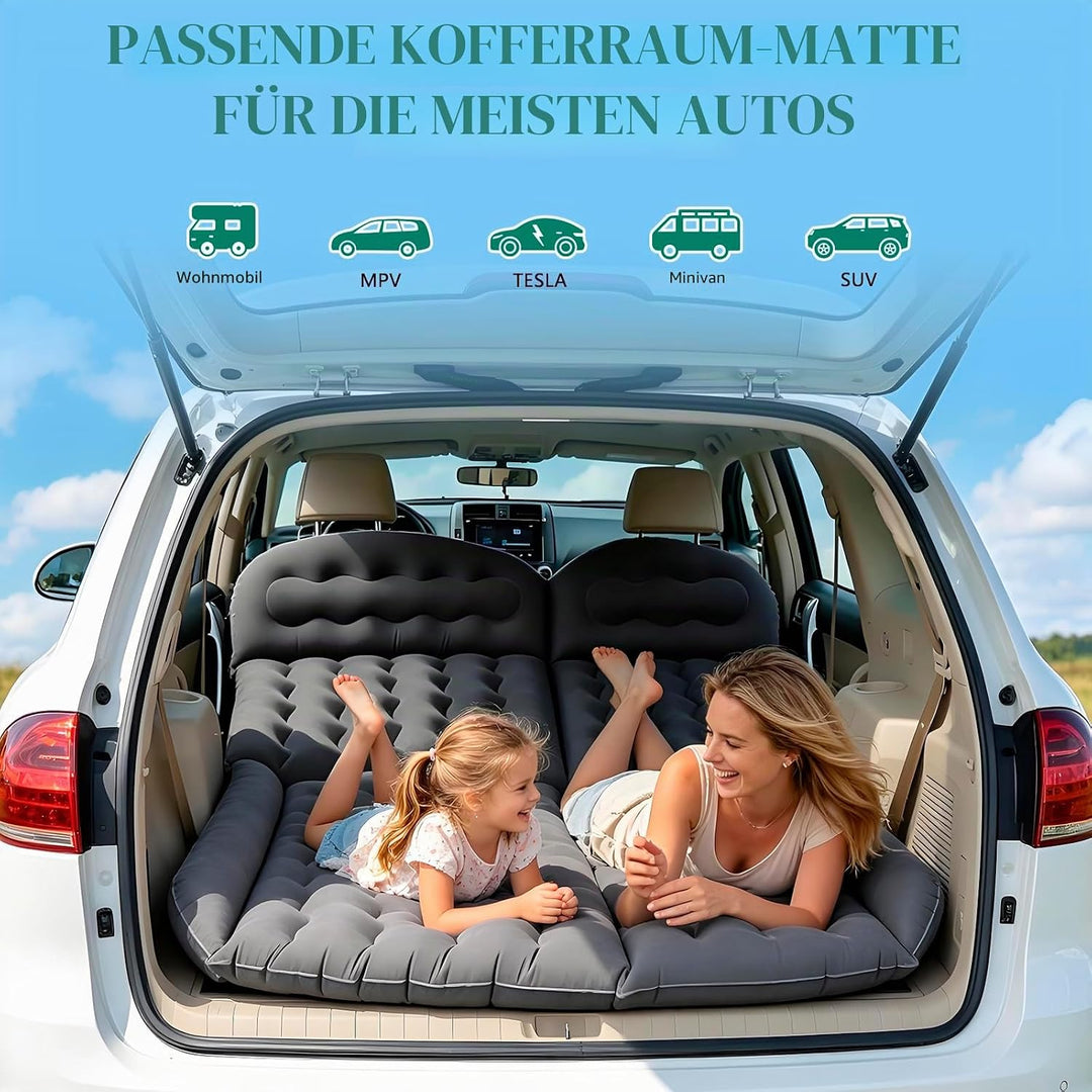 Auto Matratze, Doppelseitige Verdickte Beflockung Automatratze, Camping Aufblasbaren Autobett für Ko