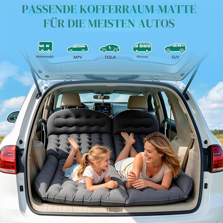 Auto Matratze, Doppelseitige Verdickte Beflockung Automatratze, Camping Aufblasbaren Autobett für Ko