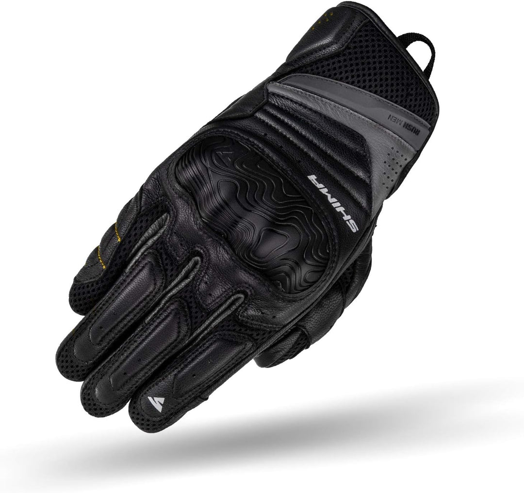 SHIMA RUSH Motorradhandschuhe - Atmungsaktive, Verstärkte, Stadt, Sommer, Touchscreen Handschuhe mit