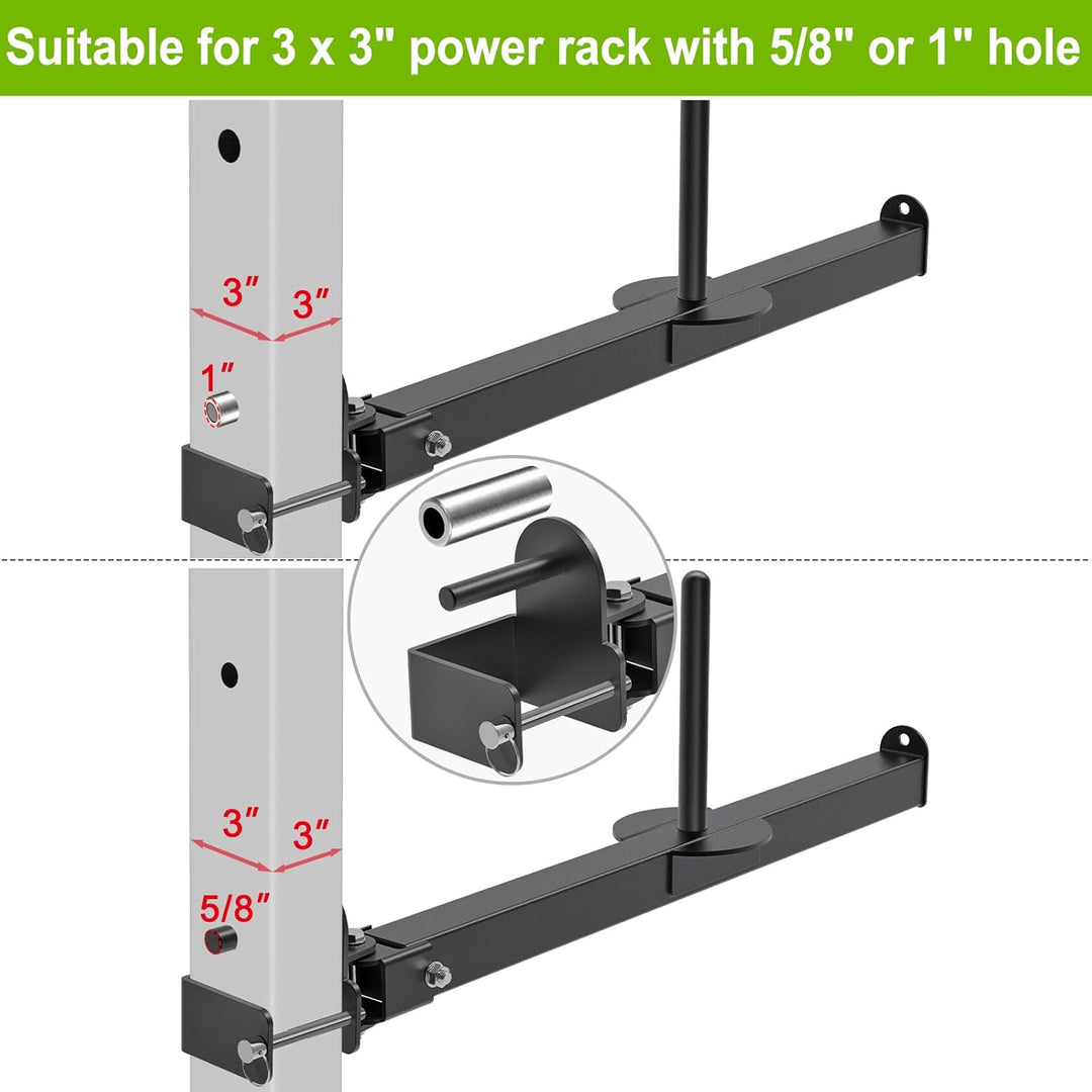 SELEWARE Gürtel Kniebeugenhebelarm Befestigung für 5,1 x 5,1 cm und 7,6 x 7,6 cm Power Cage, Squat R