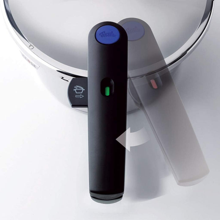 Fissler Vitaquick / Schnellkochtopf (3,5 L, Ø 22 cm) Edelstahl-Dampfkochtopf, 2 Garstufen - Induktio