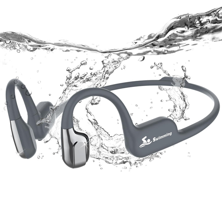 ANSTEN Kopfhörer Schwimmen, Knochenschall Kopfhörer Bluetooth 5.4, IP68 Wasserdicht, Unterwasser kop