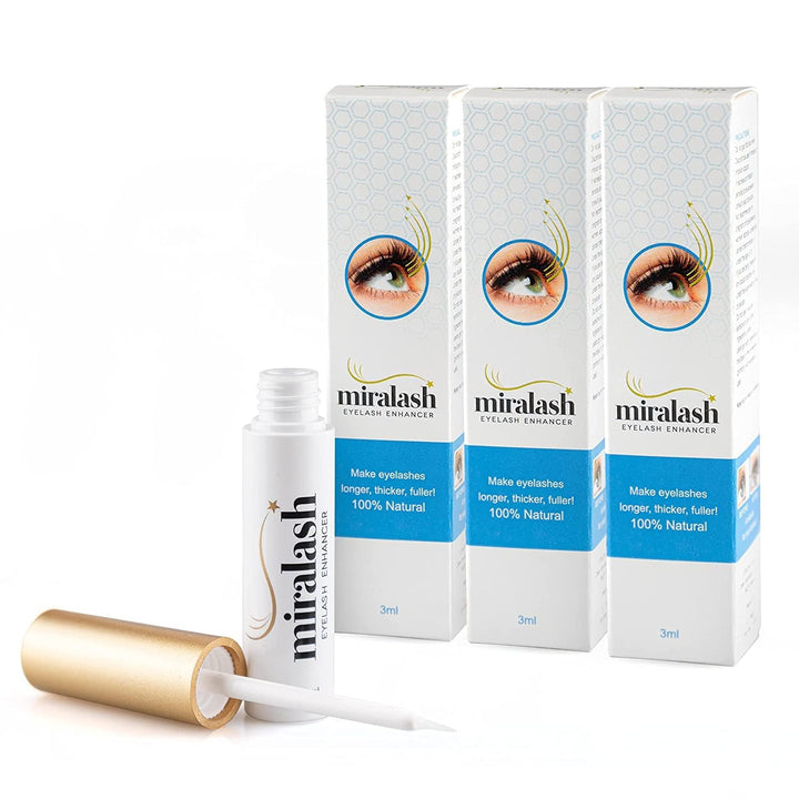 MIRALASH Eyelash Conditioner 3 ml Wimpernserum für Wimpernverlängerung und Wachstumsförderung, Serum