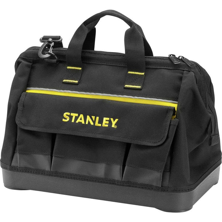 Stanley Werkzeugtasche (44,7 x 27,5 x 23,5 cm, robuster Kunststoffboden, verstärkte Ecken, stabiles