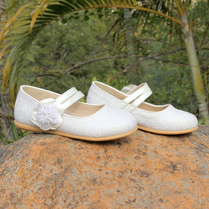 EIGHT KM - Kleinkind Mädchen Kleid Schuhe - Mary Jane Wohnungen - Prinzessin Hochzeit Schuhe Balleri