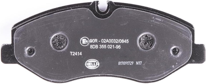 HELLA PAGID 8DB 355 021-961 Bremsbelagsatz - T2414 - Dicke/Stärke: 20.8mm - Bremssystem: Brembo - fü