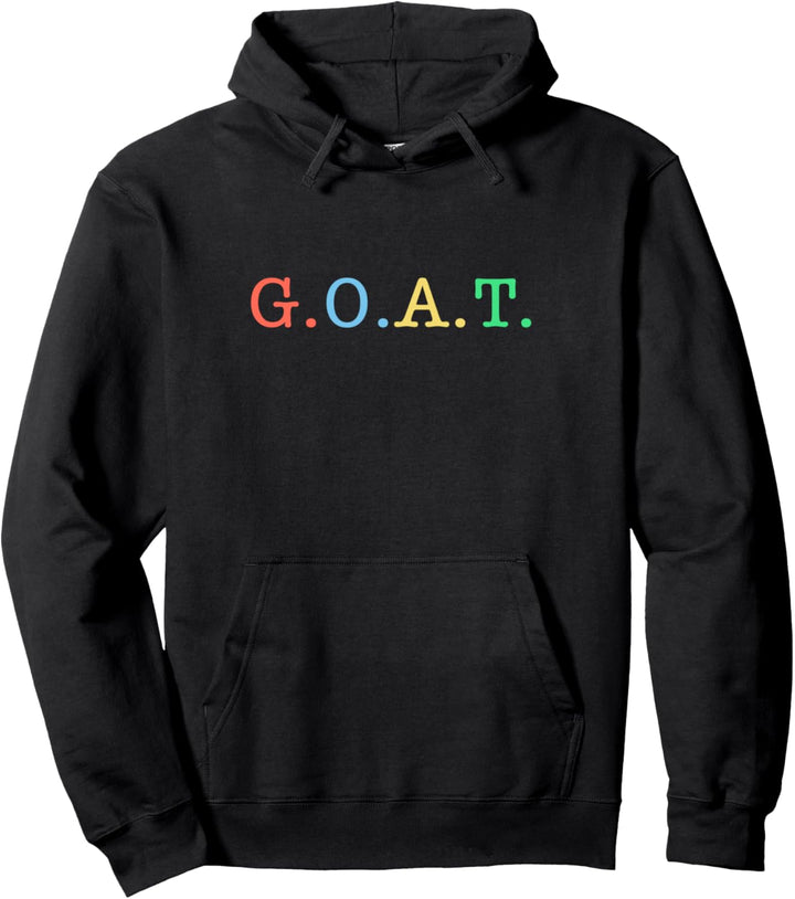 Ziegengrösster aller Zeiten Regenbogen All-In Champions T-Shirt Pullover Hoodie