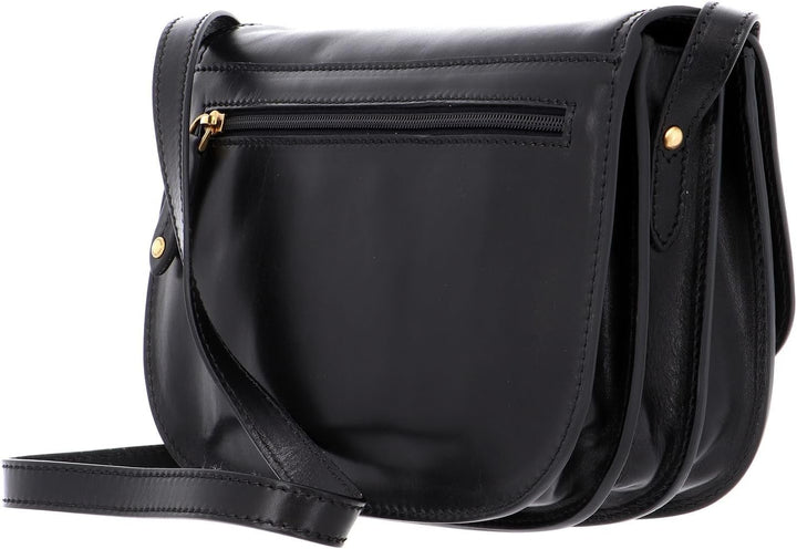 The Bridge Story Donna - Schultertasche Leder 27 cm Nero, Nero