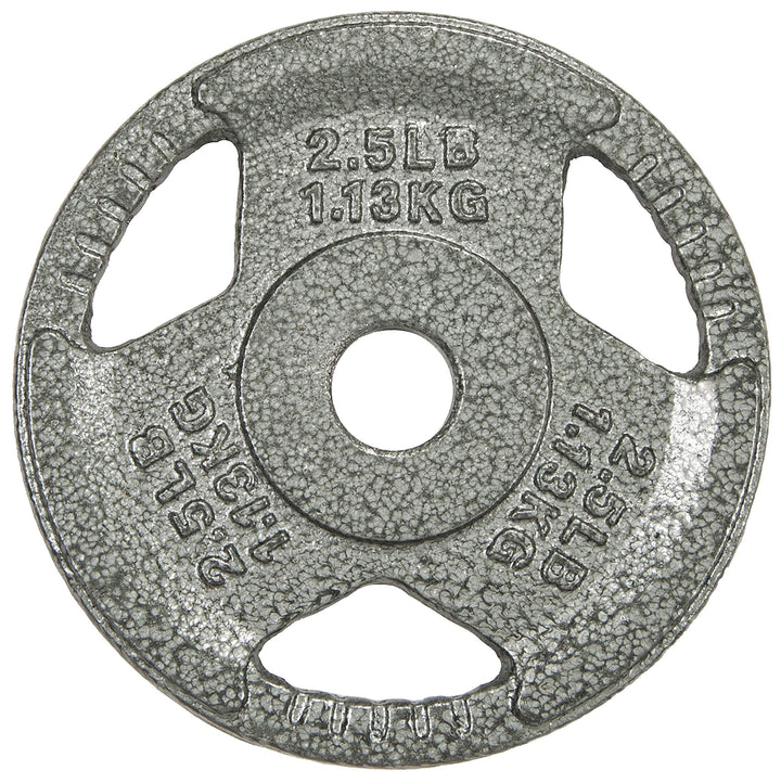 Fitvids 2,5 cm Standard-Hantelscheibe aus Gusseisen für Krafttraining &amp; Gewichtheben, mehrere Grösse
