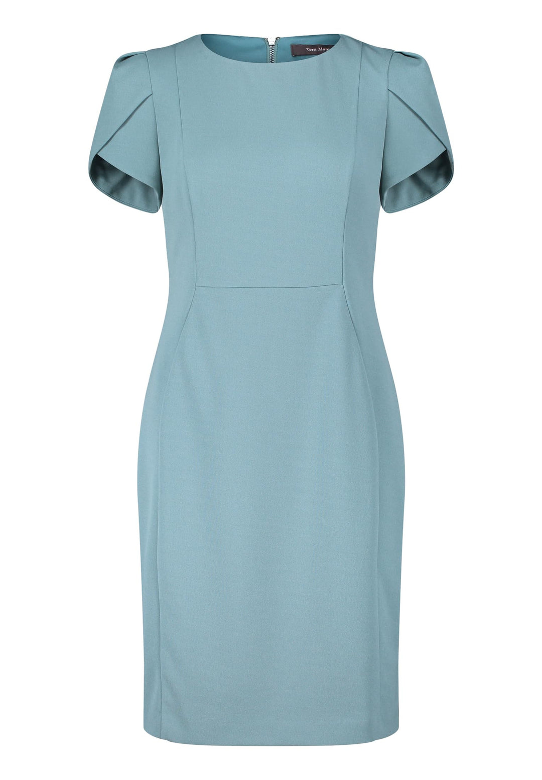 Vera Mont Damen Cocktailkleid Kurzarm 36 Smoky Turquoise, 36 Smoky Turquoise
