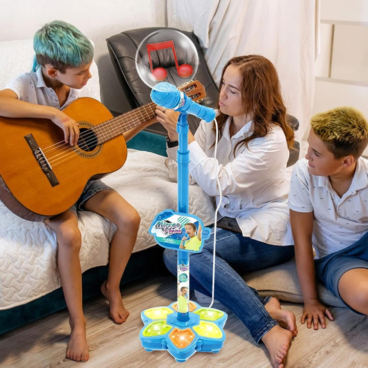 Spielzeug Mikrofon | Drahtloses Gesangszubehör Mit Farbiger Beleuchtung | Kinder Spiel Mikrofon mit