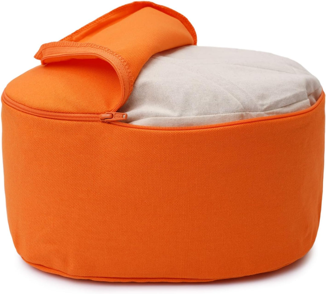 Yogabox Meditationskissen/Yogakissen Lotus oval orange, orange