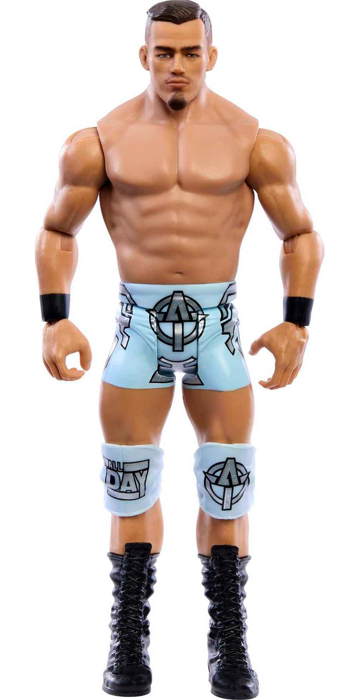 Mattel WWE Theory Basic Actionfigur, 10 Gelenkpunkte & lebensechte Details, 15,2 cm grosses Sammlers