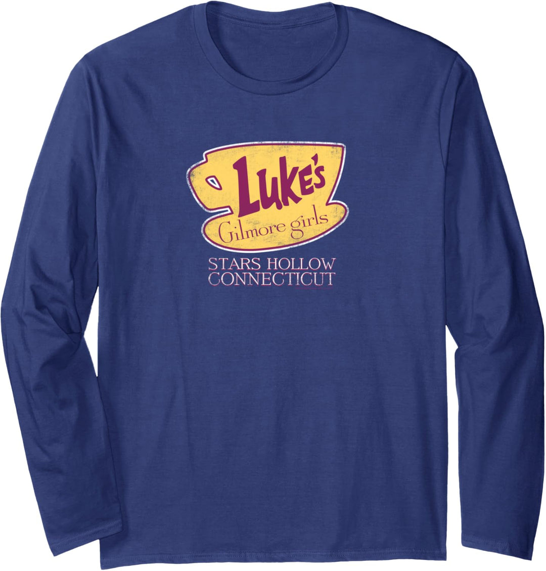Gilmore Girls Luke's Connecticut Logo Langarmshirt