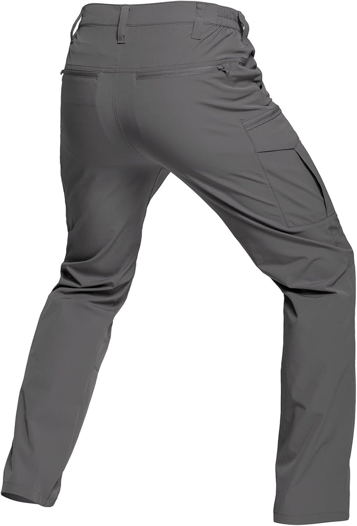 CARWORNIC Herren Schnelltrocknend Taktisch Hose Leicht Wanderhose Angelhose Stretch Cargohose 30W /
