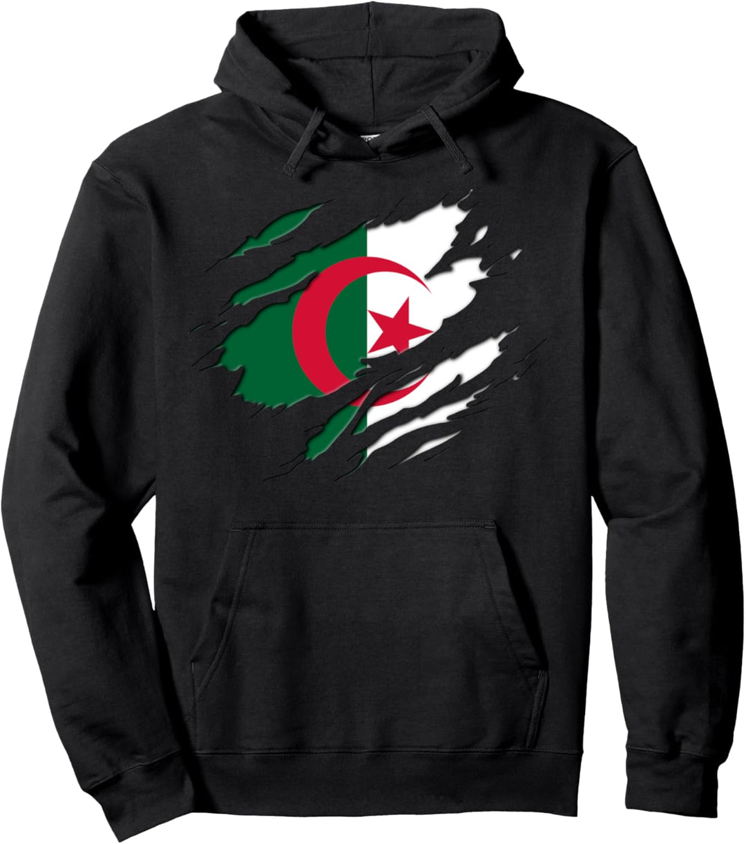 Algeria Flag Algerien Pullover Hoodie