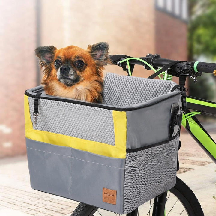 Fahrradkorb für Hunde,Hundekorb für Fahrrad, Wasserdichter Hundekorb mit Reissverschluss, Mehrzweck-