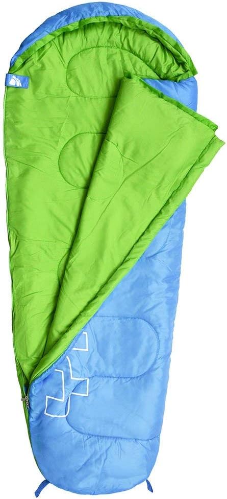 meteor Ymer Ultraleicht Kinderschlafsack – Temperaturbereich –5°C bis 11°C – komfortabler Schlafsack