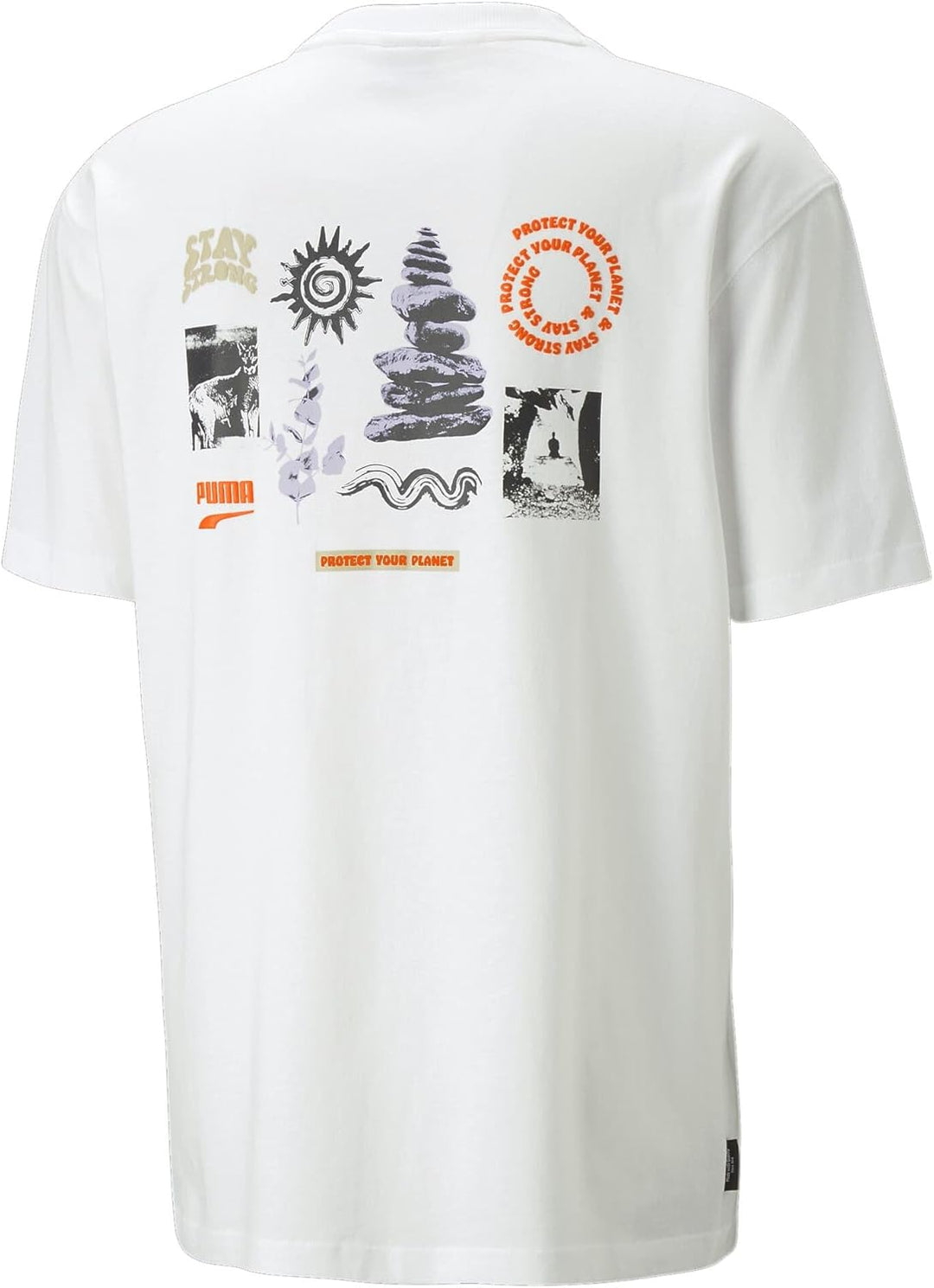 PUMA Lifestyle - Textilien - T-Shirts Downtown Graphic T-Shirt L Weiss, L Weiss