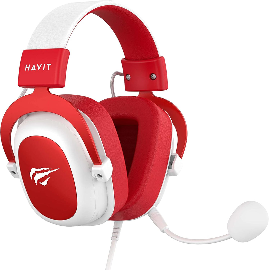 havit HV-H2002d Kopfhörer, Gamer, mit Mikrofon, 53-mm-Lautsprecher, 3,5-mm-Stecker: kompatibel mit X