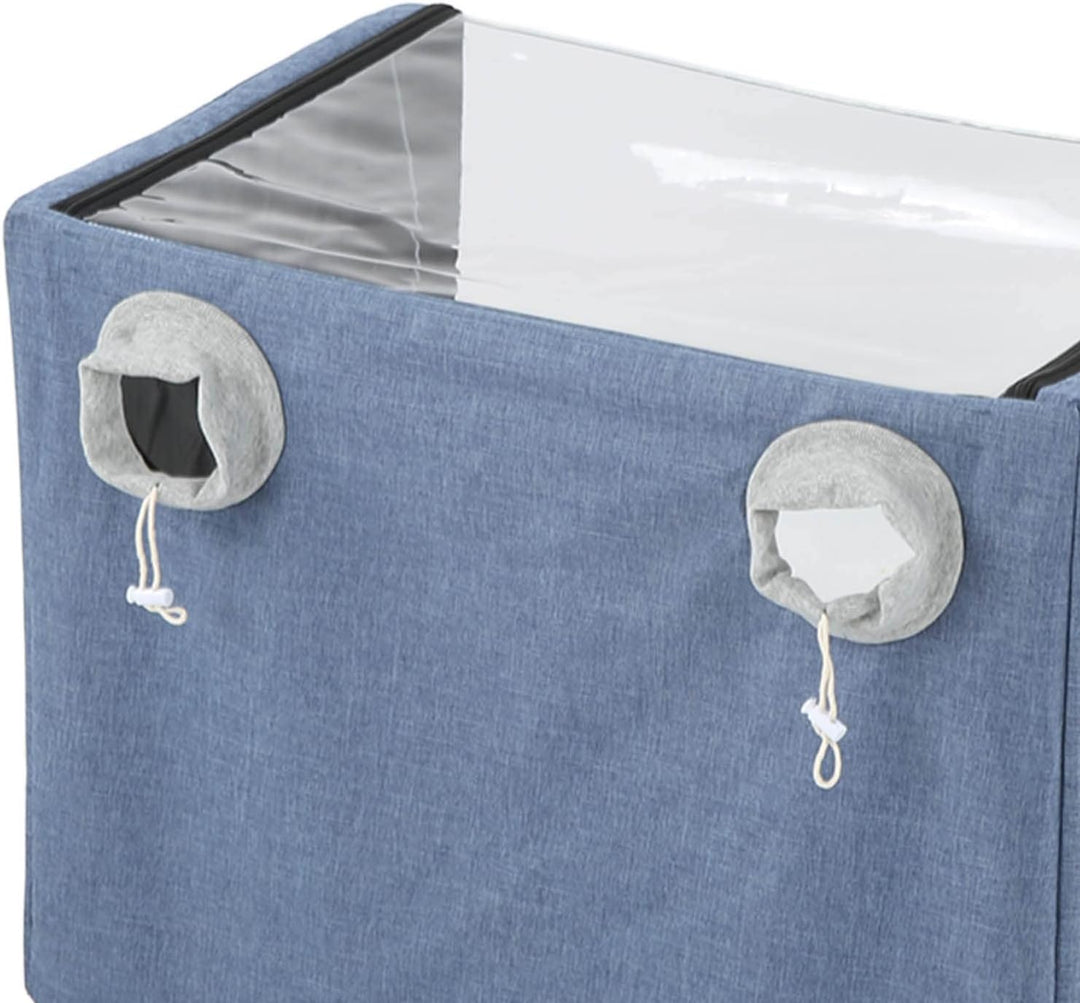 lyrlody Trockenbox für Haustiere, Faltbare Welpen-Trockenbox, Praktische Reisetasche für Welpenpfleg
