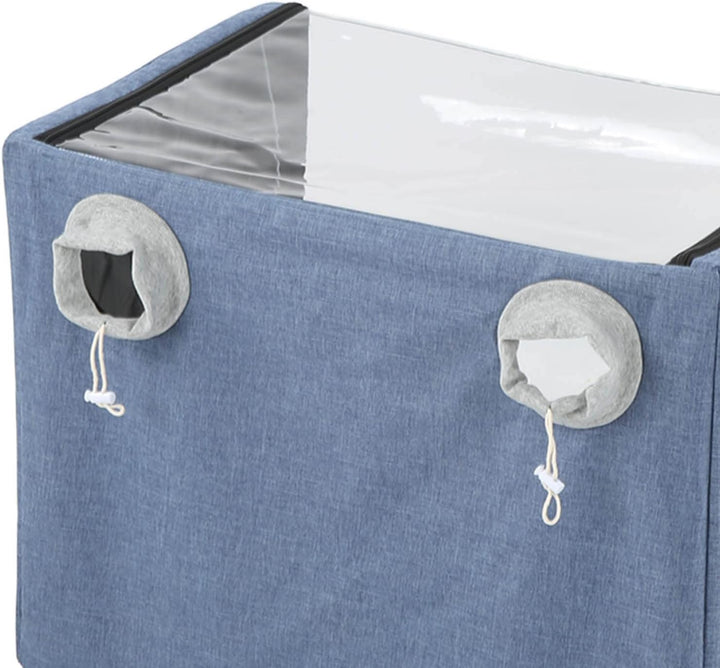 lyrlody Trockenbox für Haustiere, Faltbare Welpen-Trockenbox, Praktische Reisetasche für Welpenpfleg