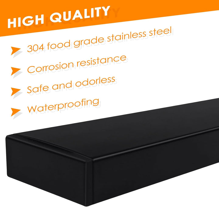 Fousenuk 40cm Magnetleiste Messer, Edelstahl Messerhalter Magnetisch, Selbstklebend Magnet, Knife Ho