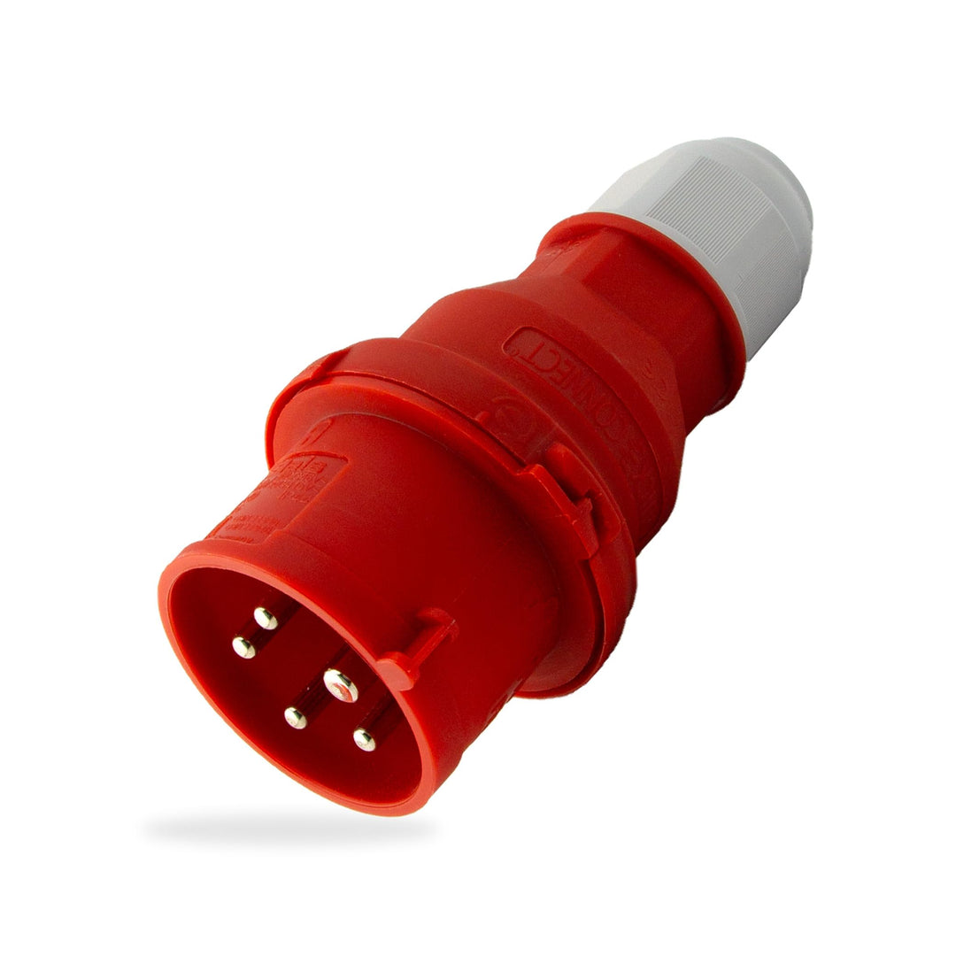 10 Stück CEE-Stecker 3P+N+E 400V 16A mit Phasenwender