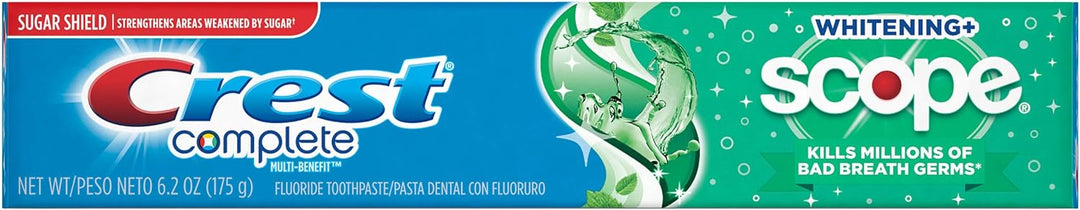 Wappen Crest Whitening Plus Scope-Fluorid Anticavity Zahnpasta Minty Fresh, minty Fresh 6,2 oz
